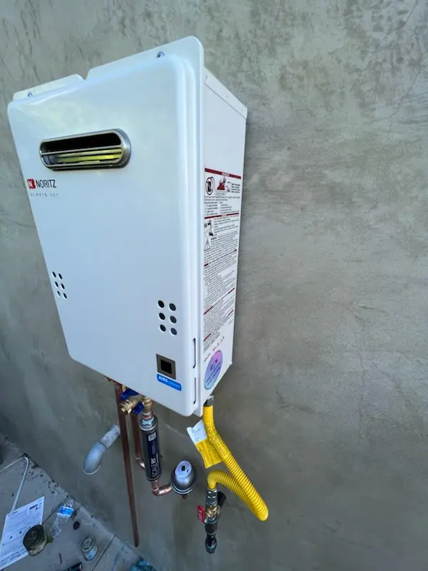 Tankless water heater installation for Wayland homes